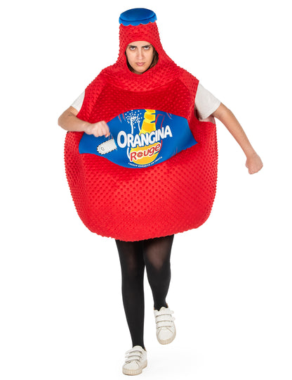 Costum de sticlă roșie Orangina