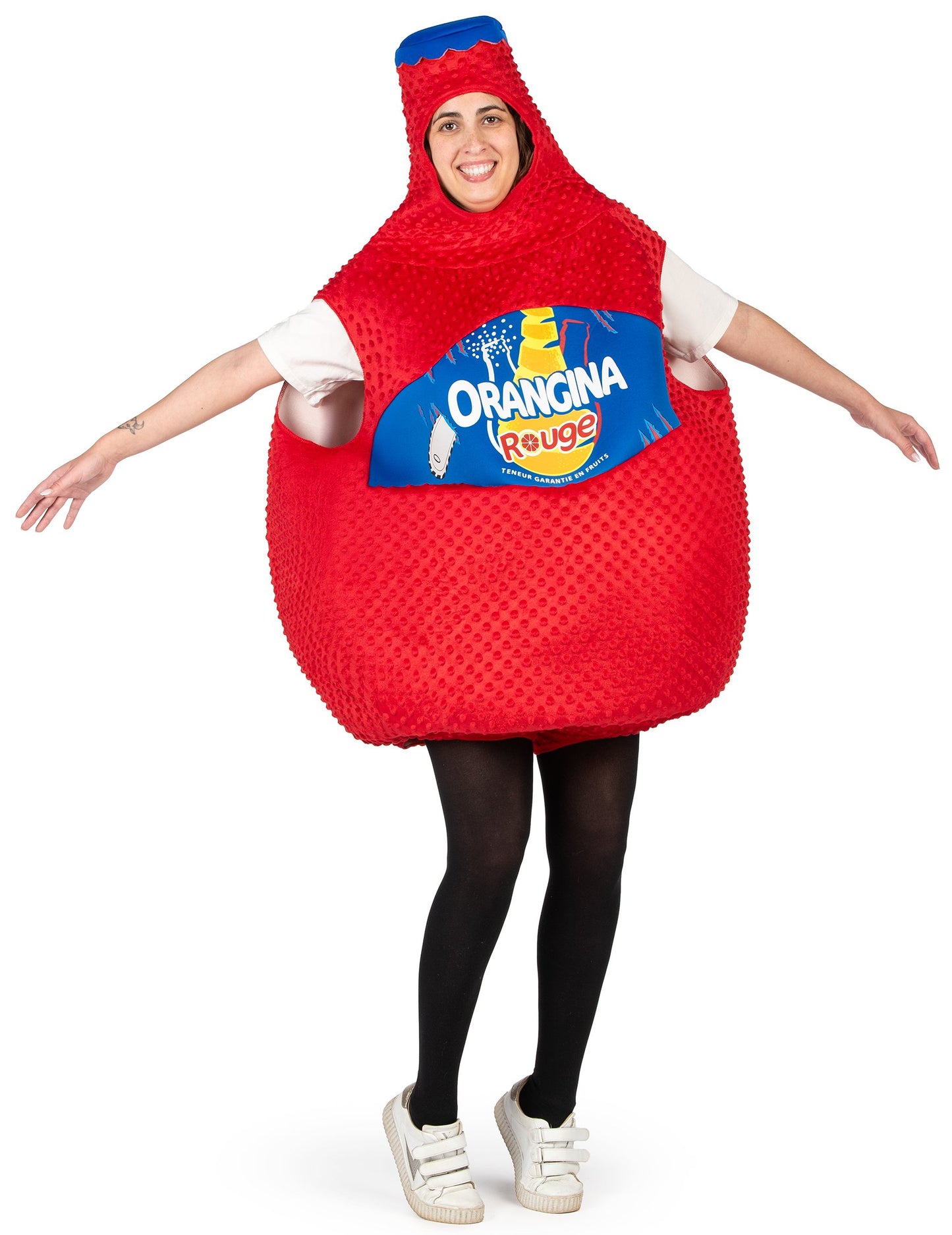 Costum de sticlă roșie Orangina