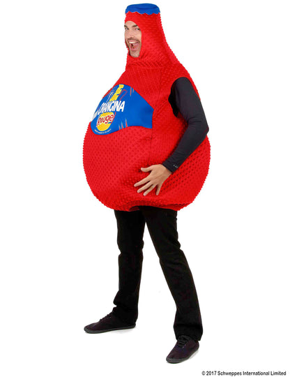 Costum de sticlă roșie Orangina