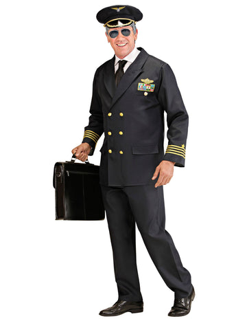 Costum de căpitan de avion pentru bărbați