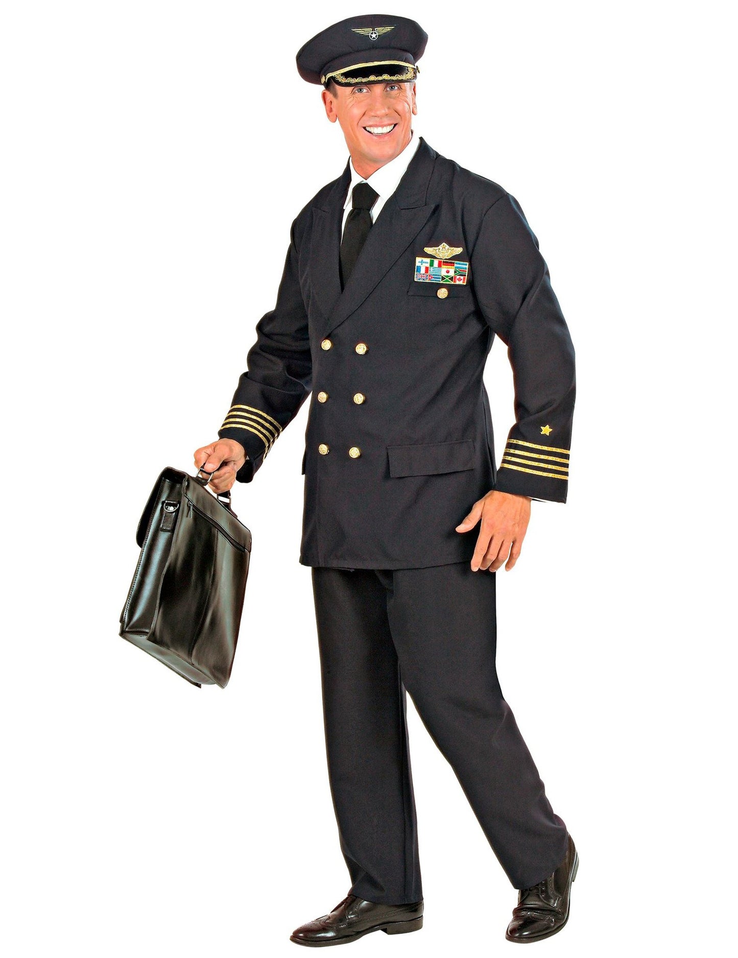 Costum de căpitan de avion pentru bărbați