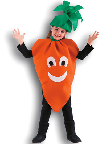 Costum pentru fată de morcovi