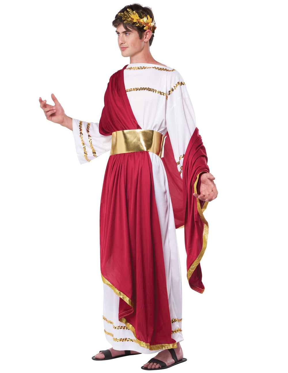 Vedere din trei sferturi a costumului Cezar pentru bărbat