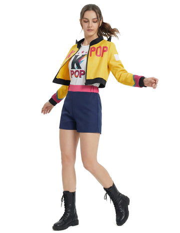 Costum de cântăreață Kpop pentru femei 