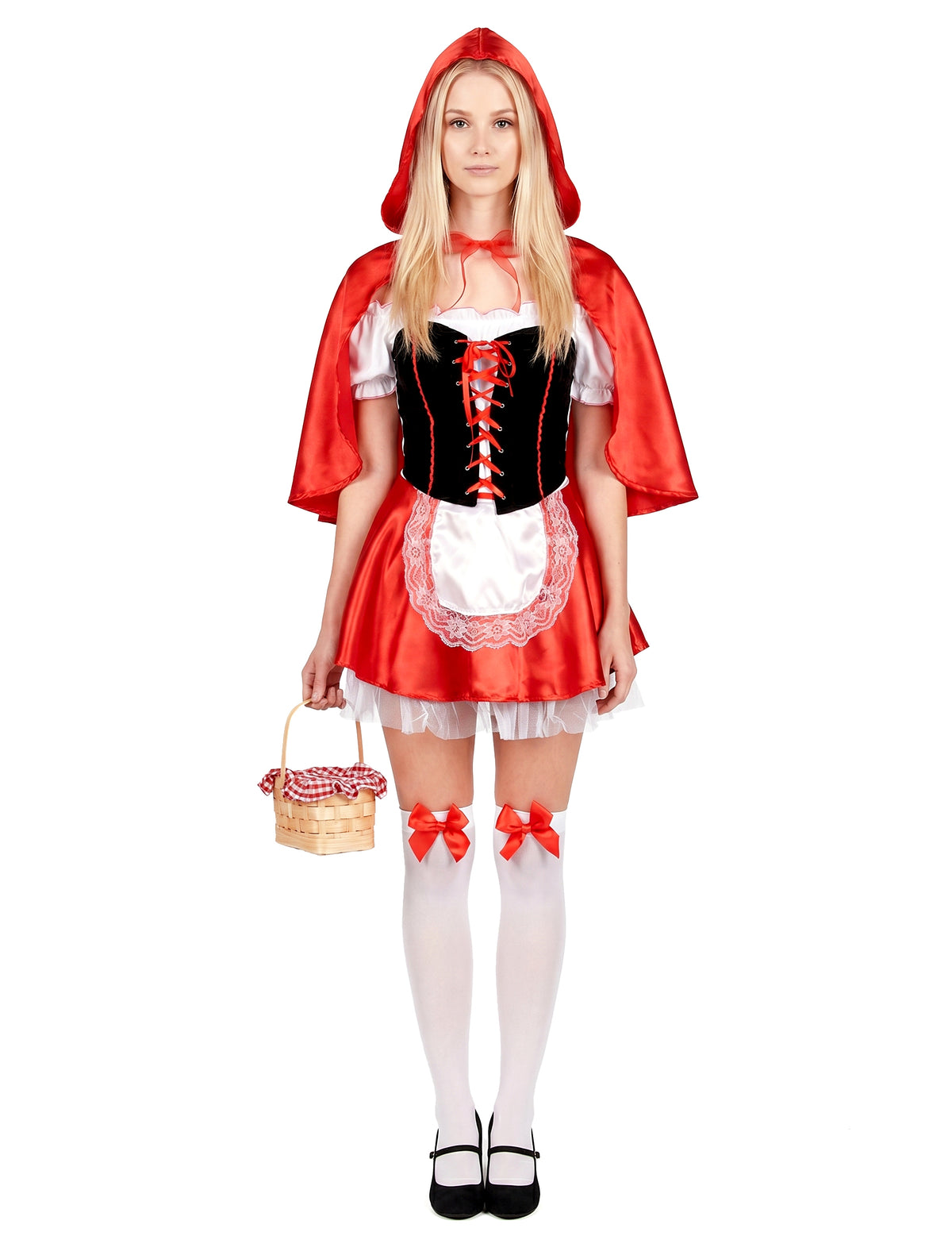 Costum de chaperon roșu al femeilor