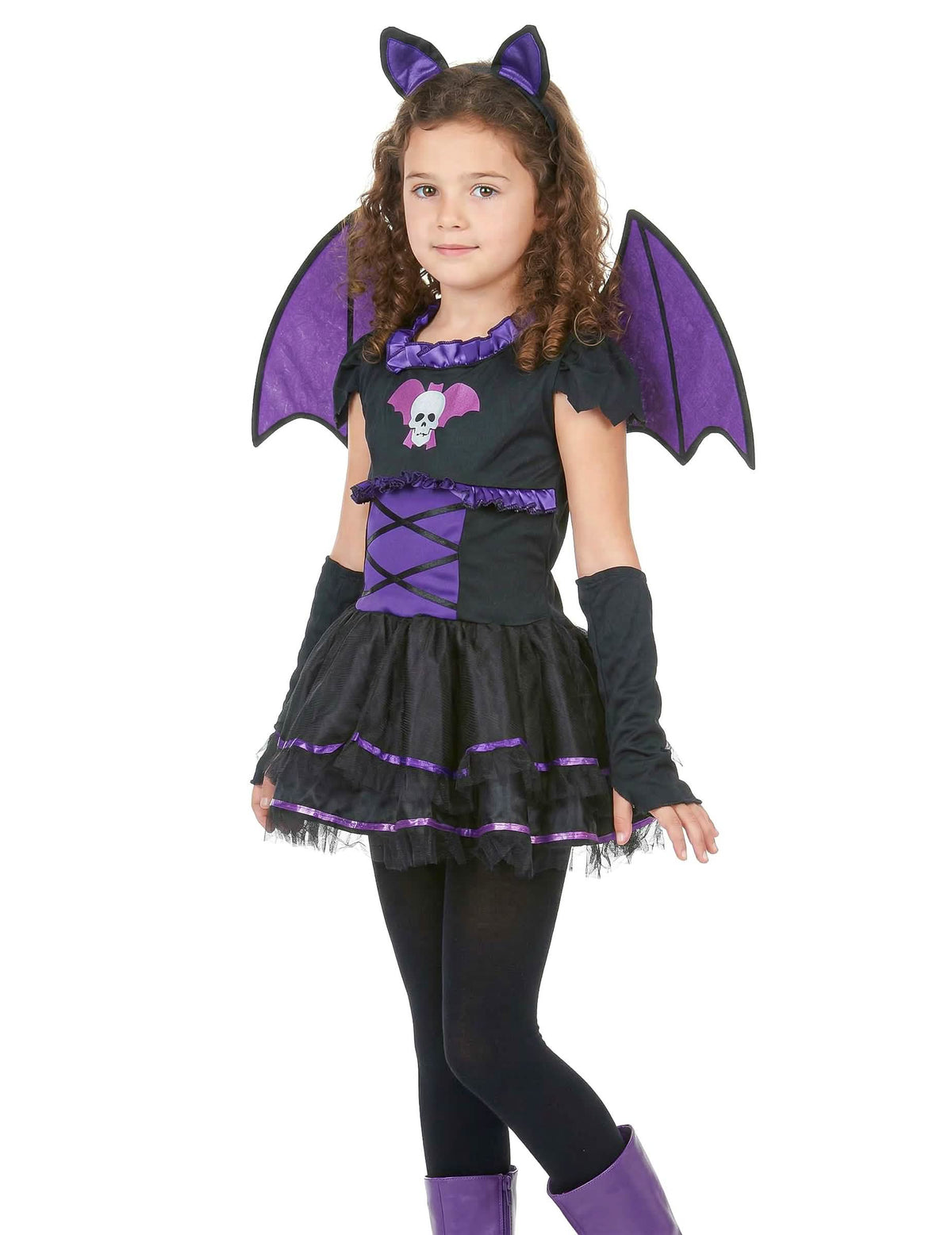 Vedere din trei sferturi a costumului de liliac