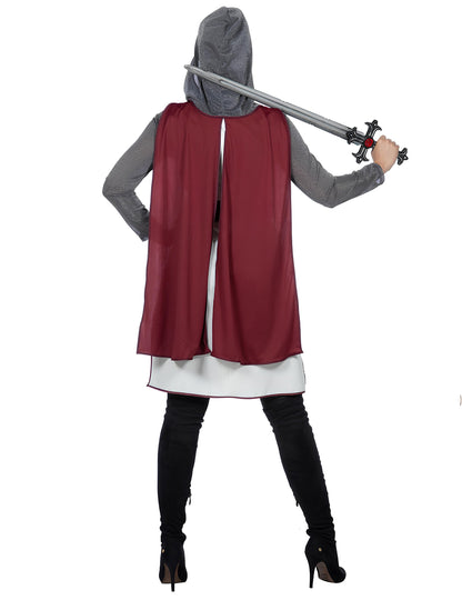 Costum de cavaler templier de lux pentru femei 