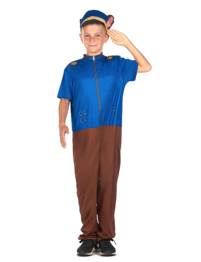 Costum de câine al poliției albastre pentru copii