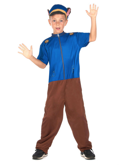 Costum de câine al poliției albastre pentru copii