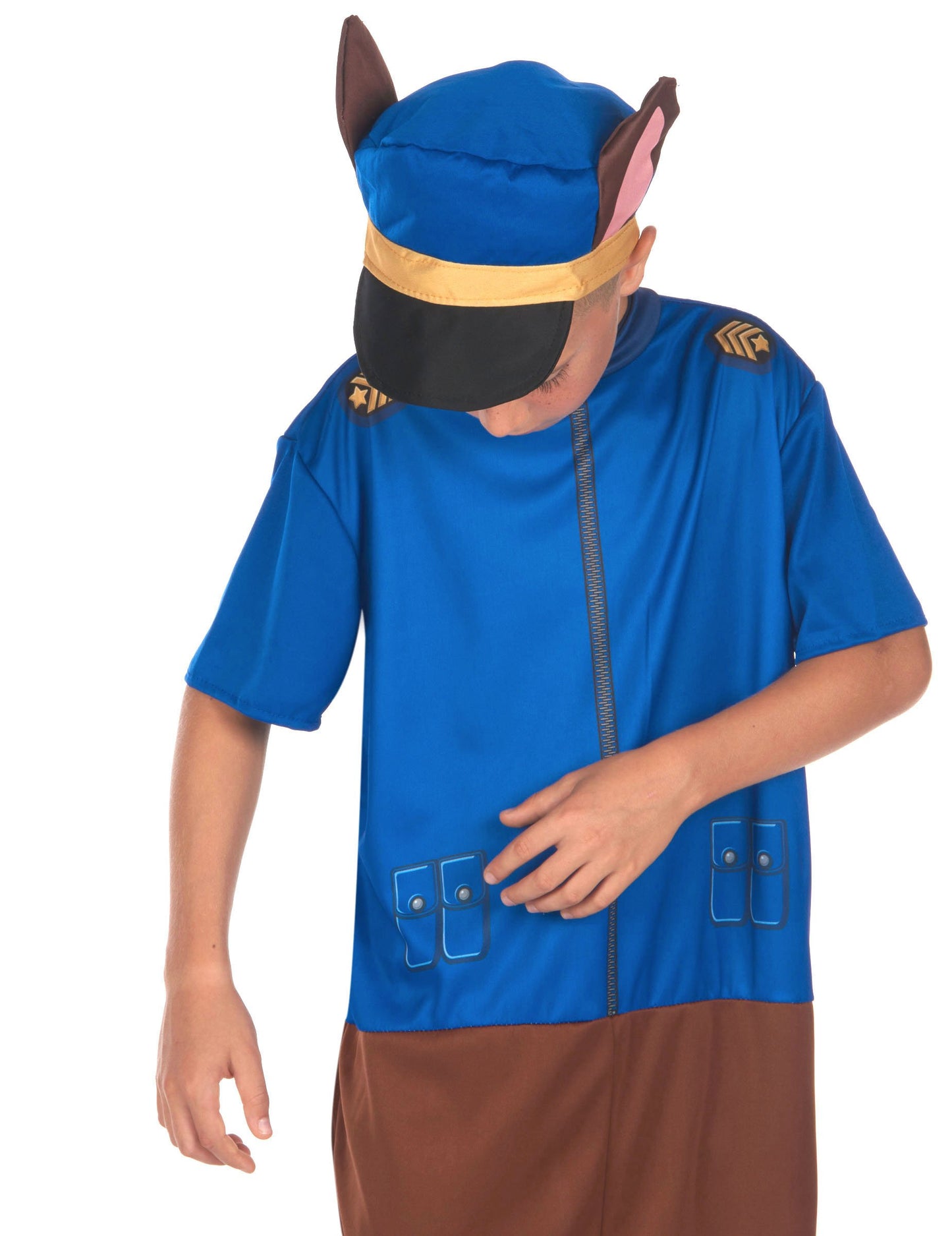 Costum de câine al poliției albastre pentru copii