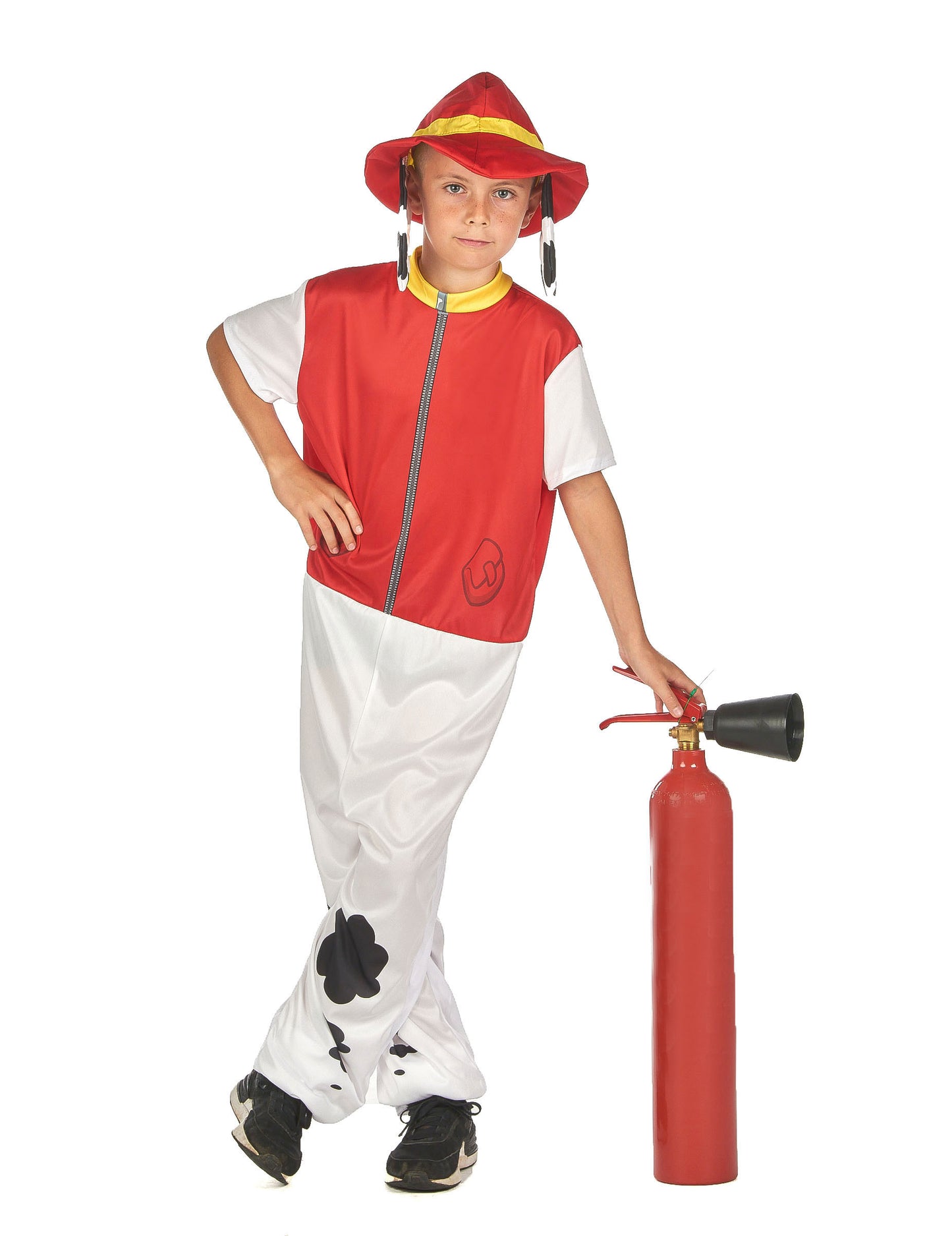 Deghizarea pompierului roșu pentru copii
