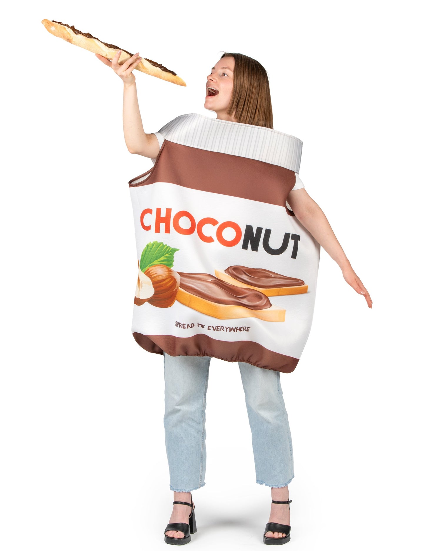 Costum de nucă de ciocolată pentru adult