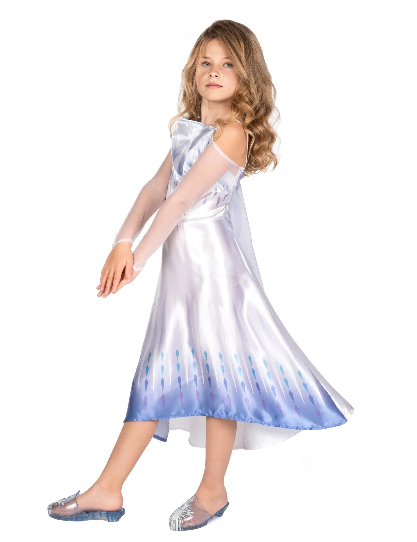 Classic alb deghizare elsa the Snow Queen 2 Girl
