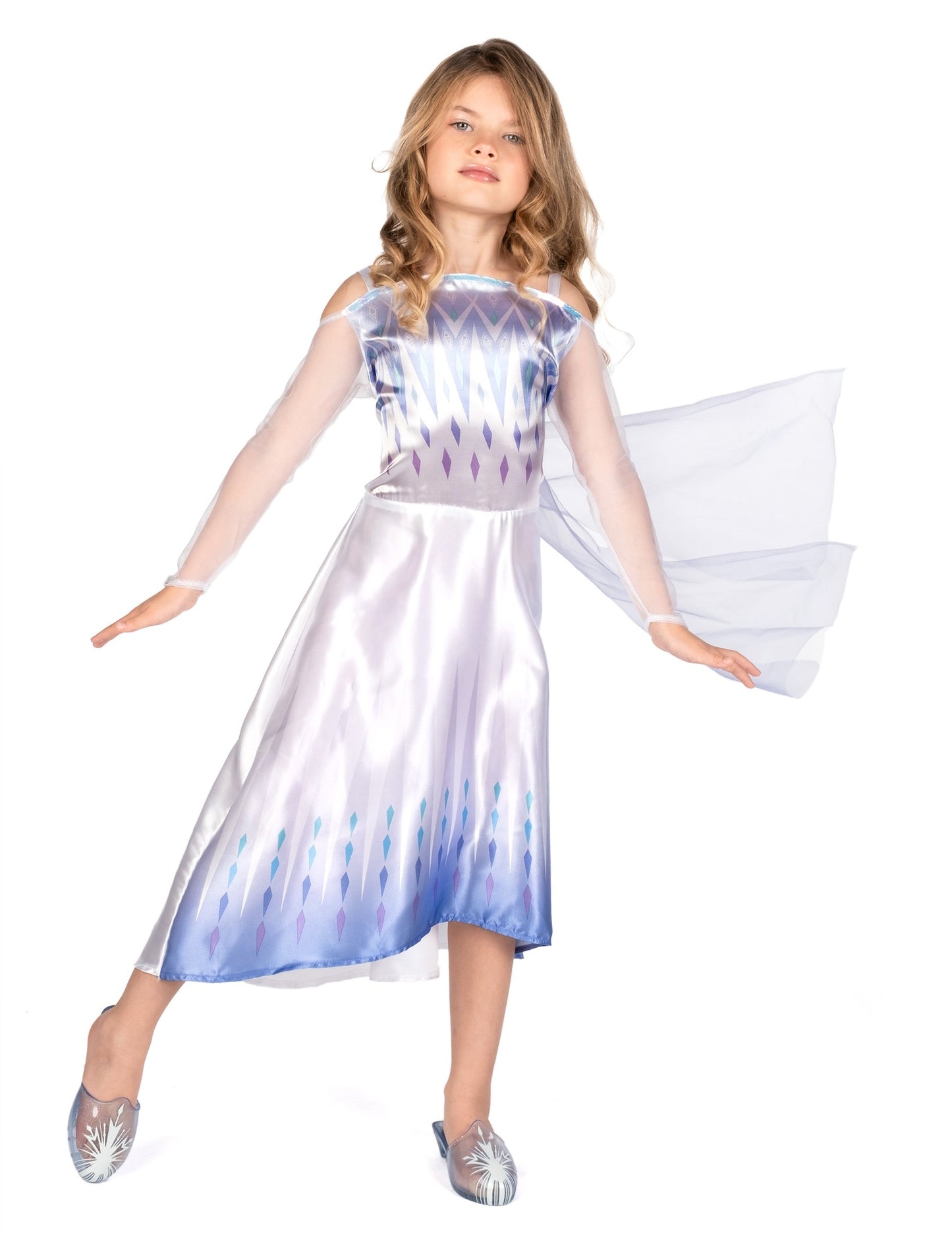 Classic alb deghizare elsa the Snow Queen 2 Girl