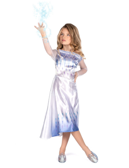 Classic alb deghizare elsa the Snow Queen 2 Girl