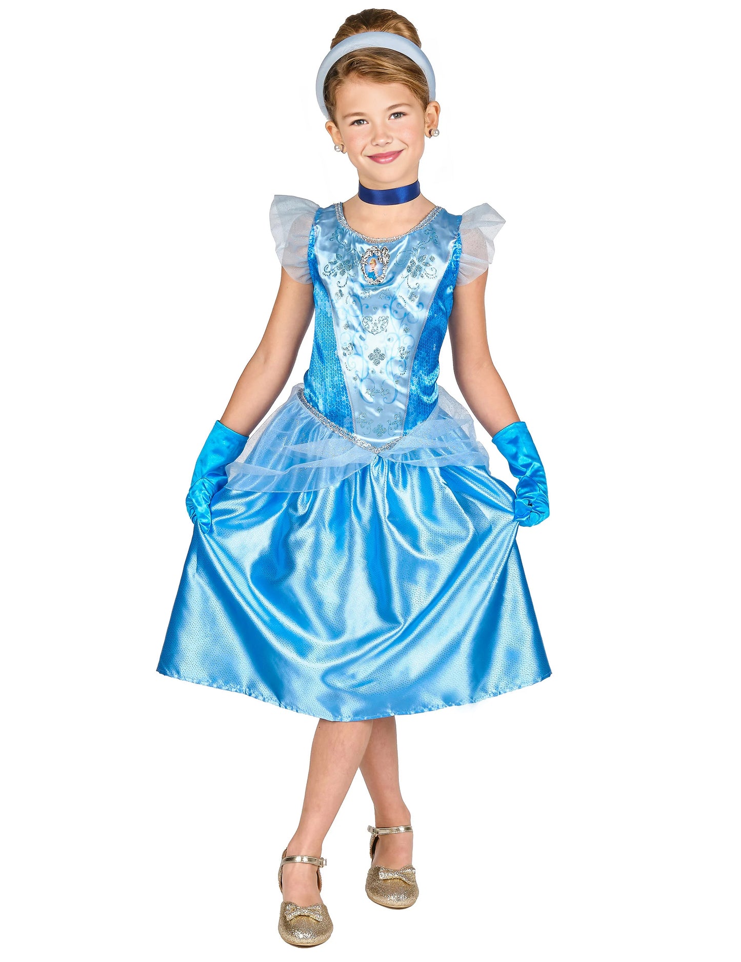 Costum clasic pentru fată Cenusarella