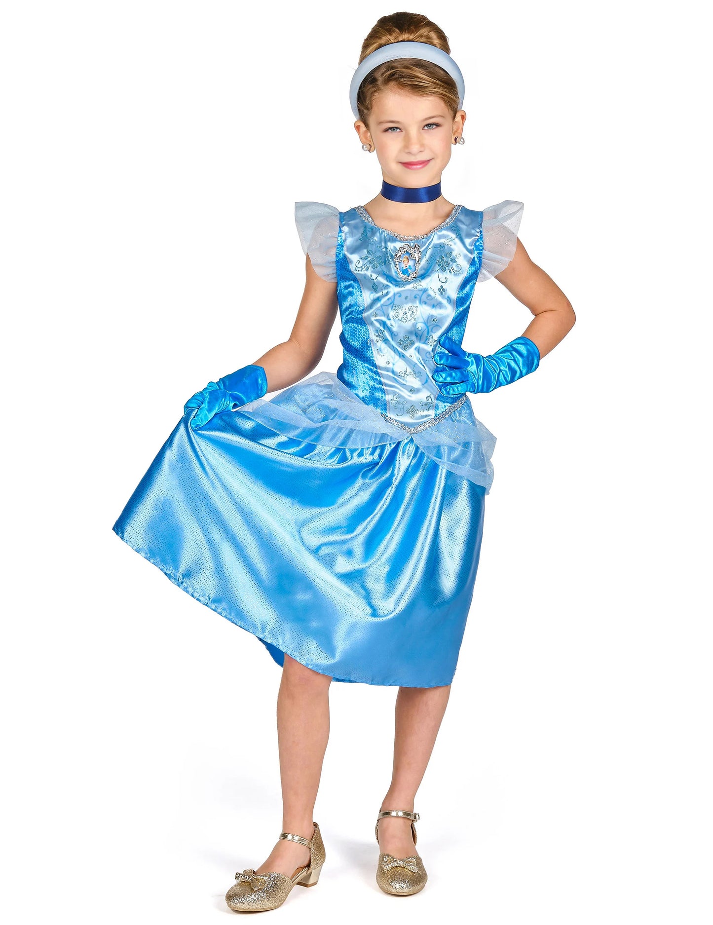 Costum clasic pentru fată Cenusarella