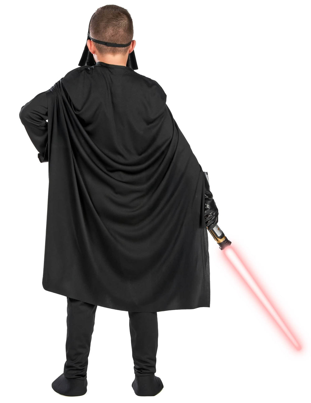 Vedere din spate a costumului clasic Dark Vador pentru băiat