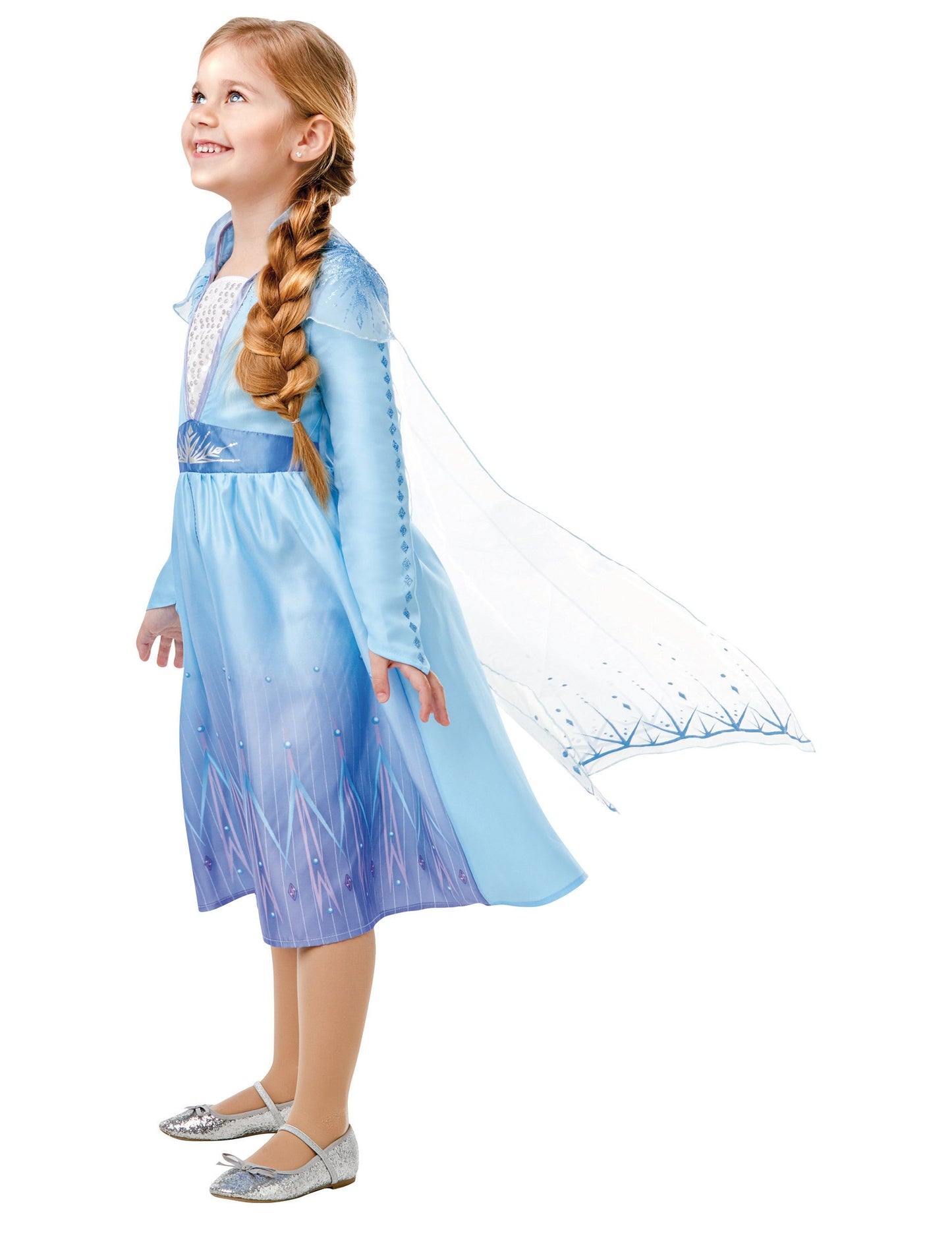 Costum clasic Elsa The Snow Queen 2 Girl
