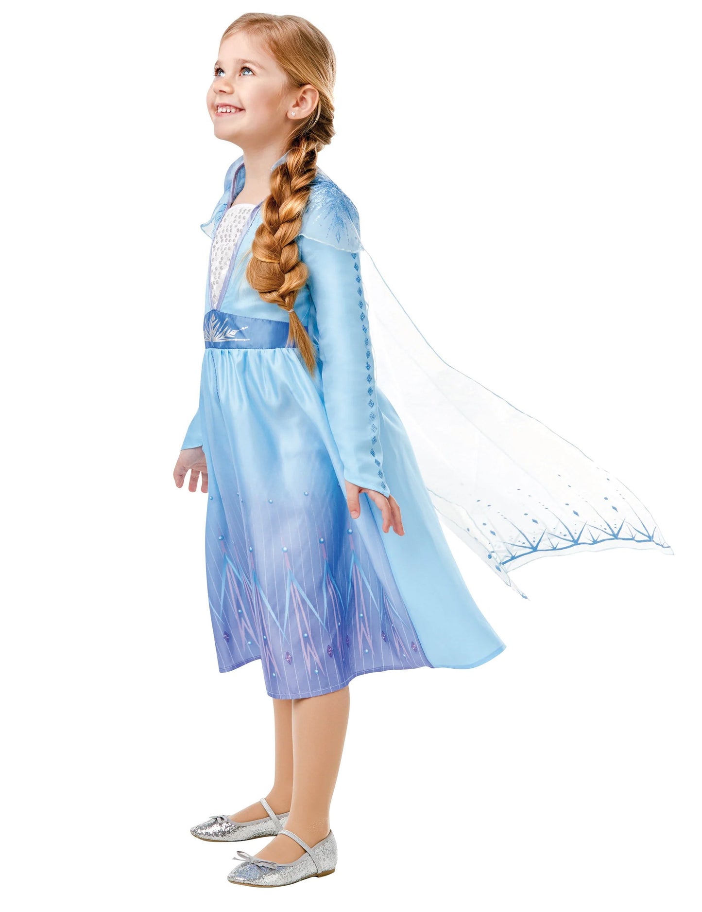 Costum clasic Elsa The Snow Queen 2 Girl