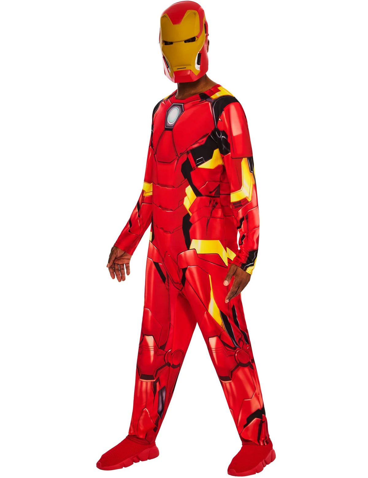Vue de profil du déguisement classique Iron Man™ pour adulte