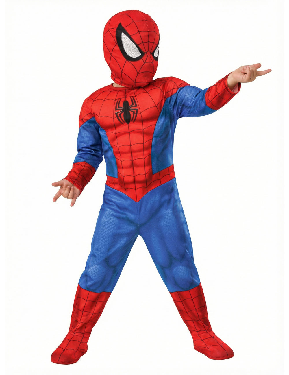 Pose d'action du déguisement classique sensation Ultimate Spiderman™