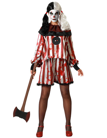Costum de clovn de coșmar pentru femei