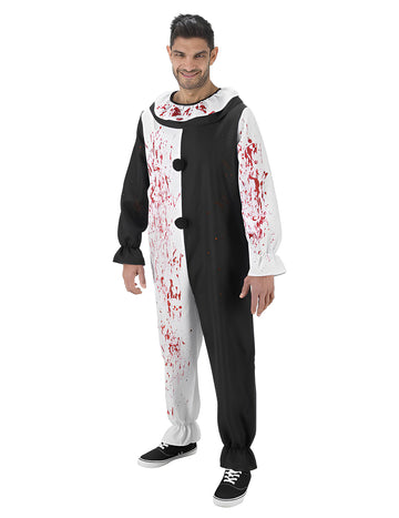 Costum de clovn sângeros teribil pentru adulți
