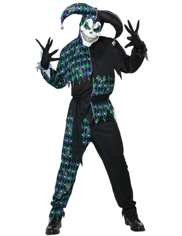 Costum de clovn monstruos de lux pentru adulți