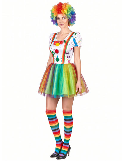 Costum de pictură multicoloră multicoloră pentru femei