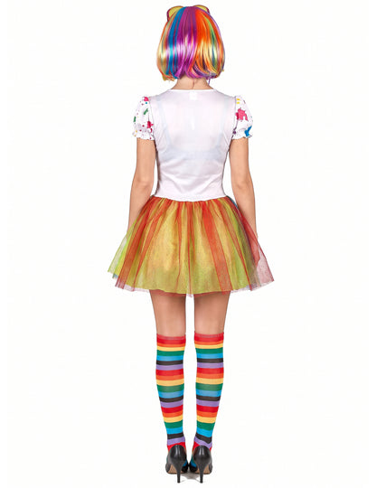 Costum de pictură multicoloră multicoloră pentru femei