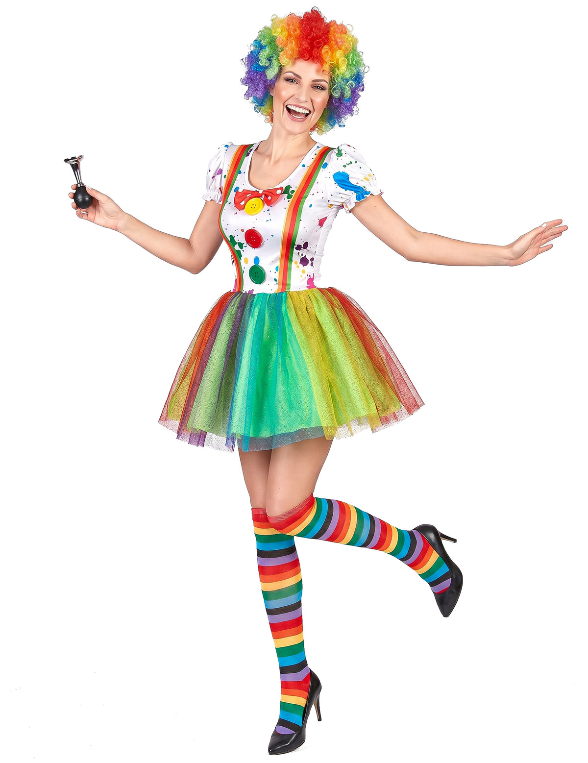 Costum de pictură multicoloră multicoloră pentru femei