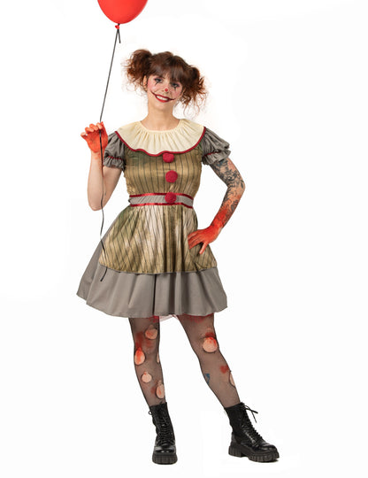 Clovn psiho -feminin deghizare