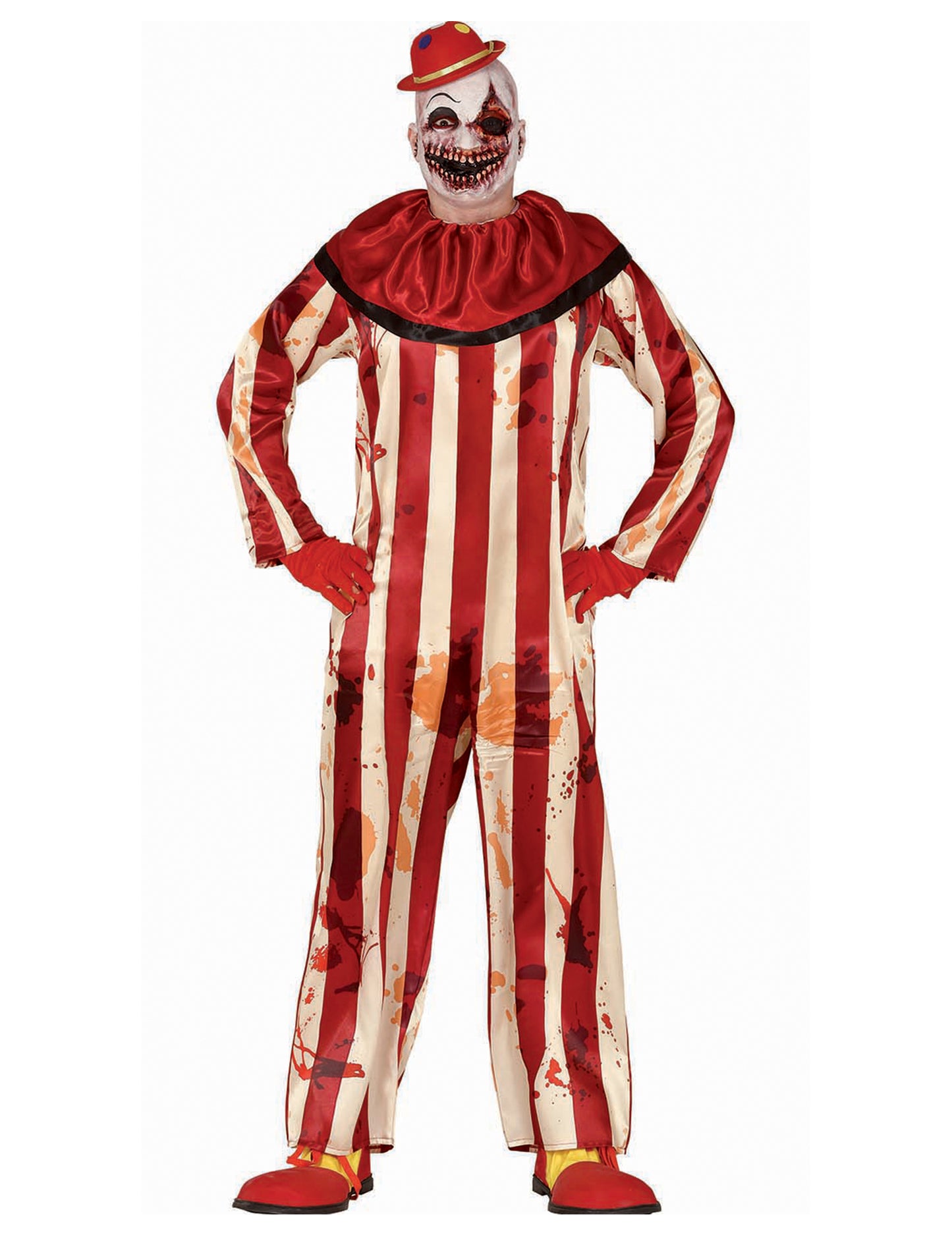 Terifiant deghizare roșie și albă de deghizare