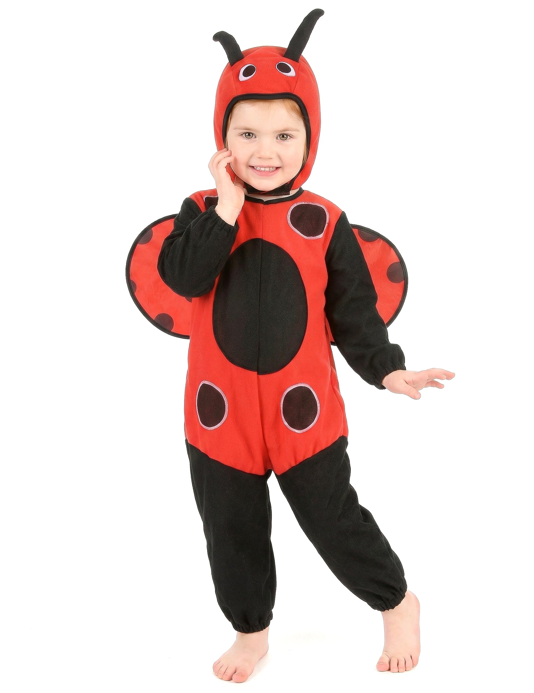 Vue de face du déguisement de coccinelle