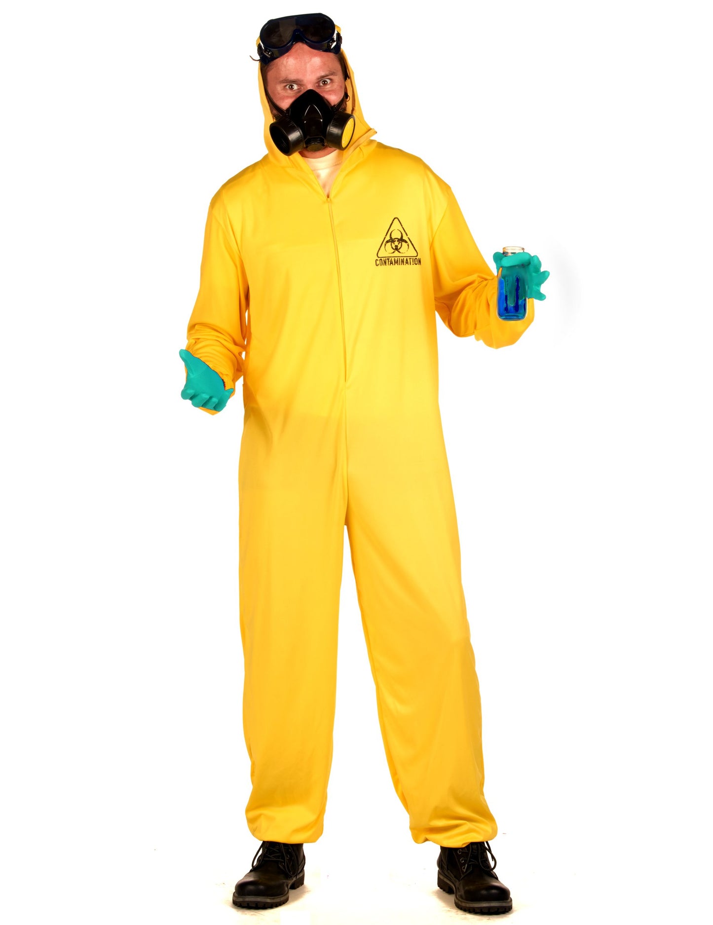 Costum combinat de contaminare pentru adulți