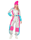 Costum combinezon de schi holografic lux pentru femei