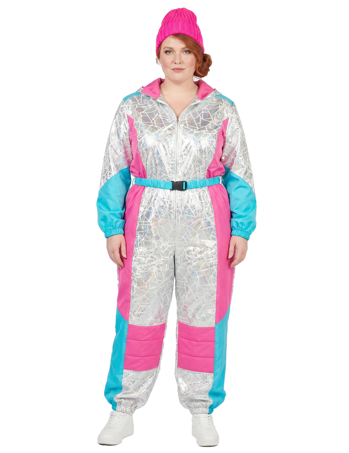 Costum combinezon de schi holografic lux pentru femei