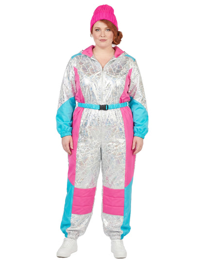 Costum combinezon de schi holografic lux pentru femei