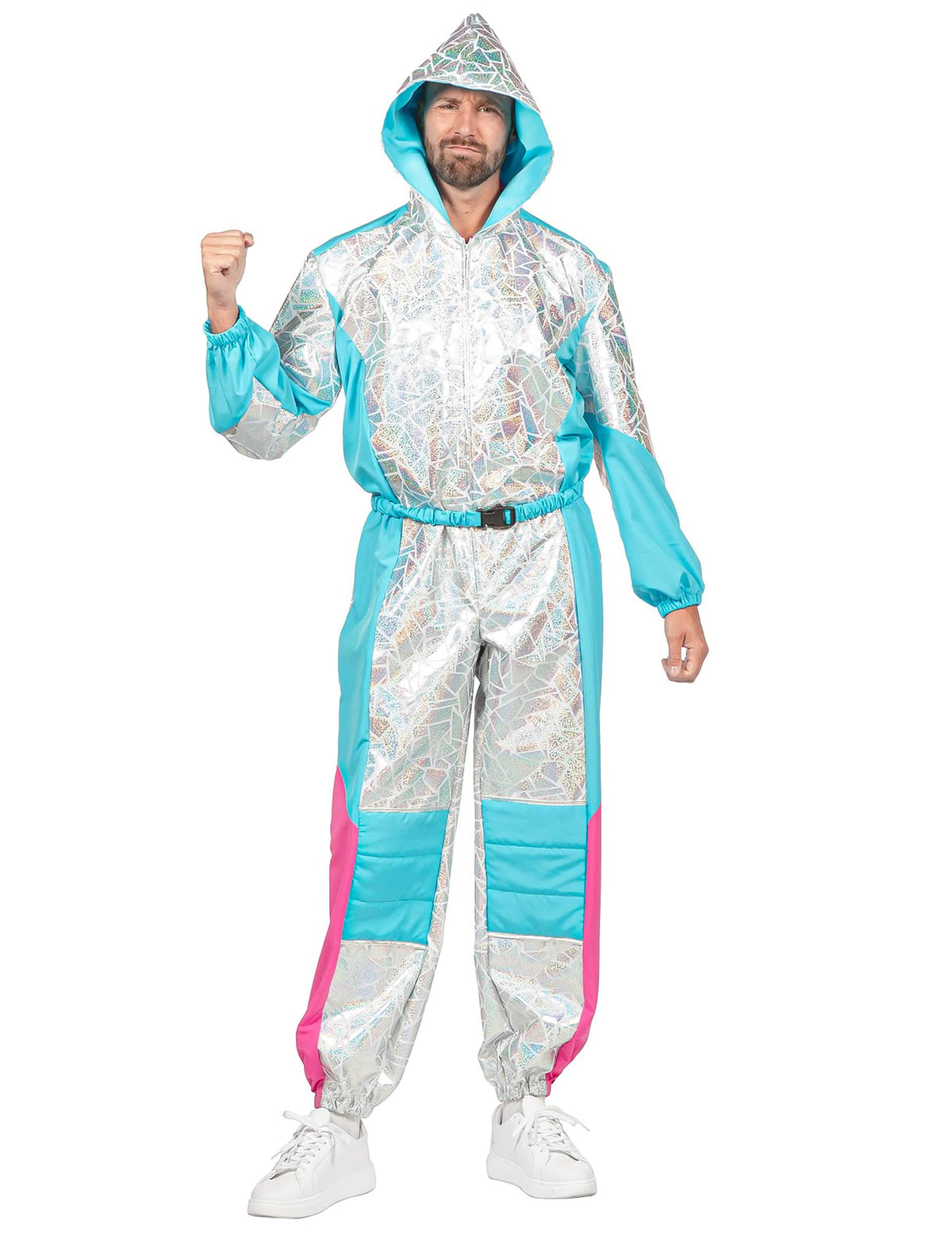 Costum de schi holografic de lux pentru bărbați