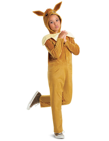 Costum pentru salopetă eevee pentru copii