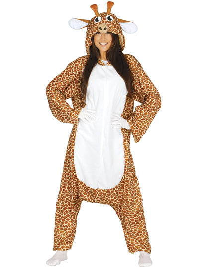 Costum combinat de girafă pentru adulți