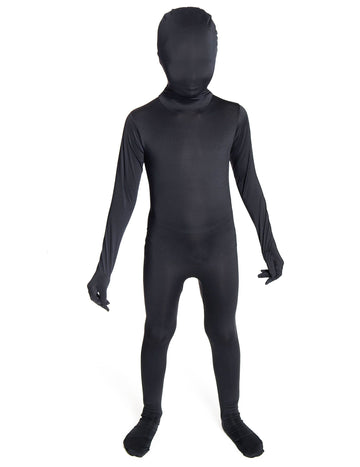 Costum de combinație neagră pentru copii morphsuits