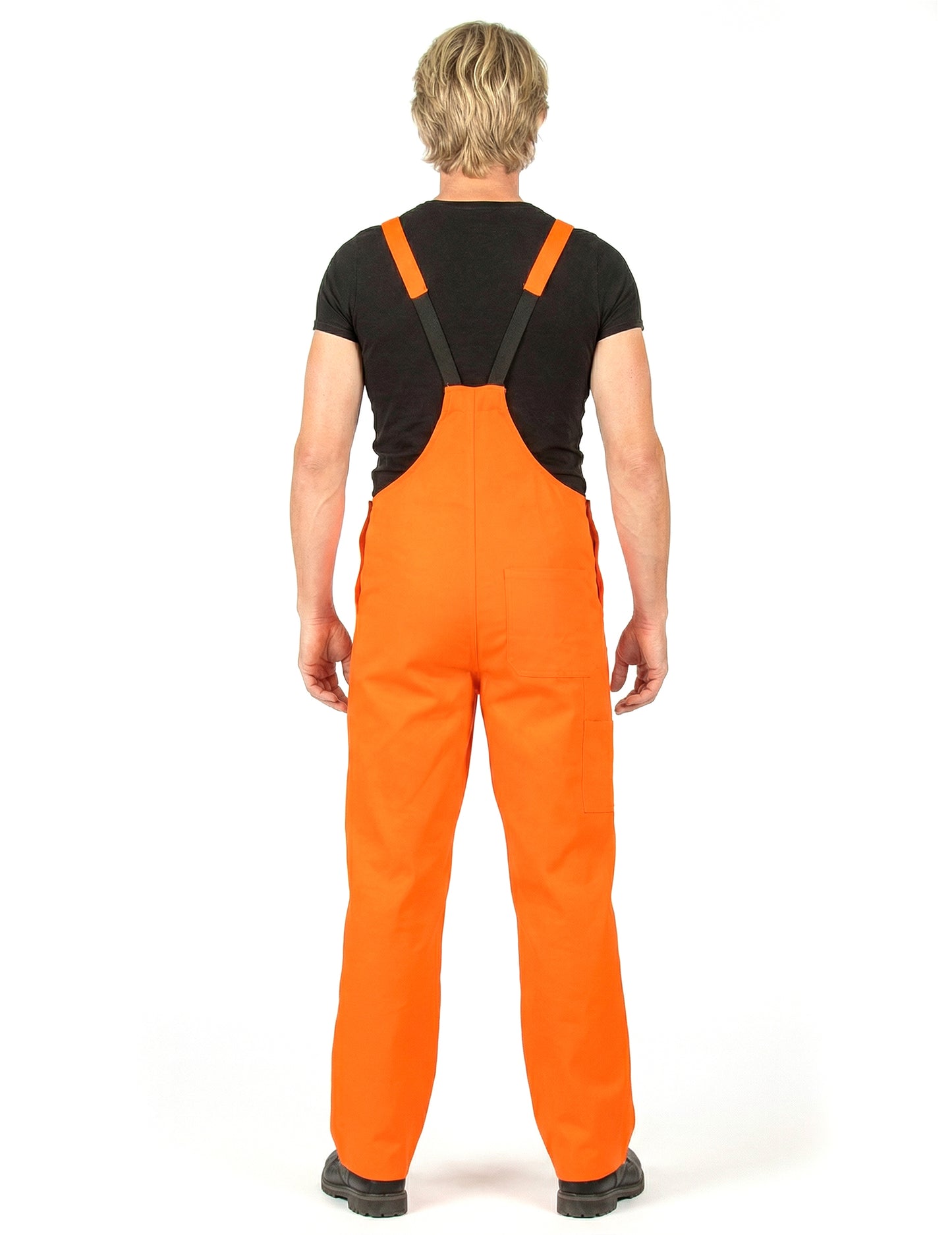 Costum combinat de portocaliu fluo adult