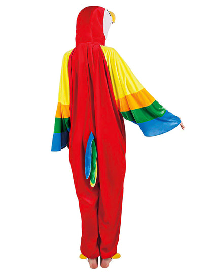 Costum combinat de papagali pentru adulți