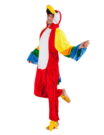 Costum combinat de papagali pentru adulți