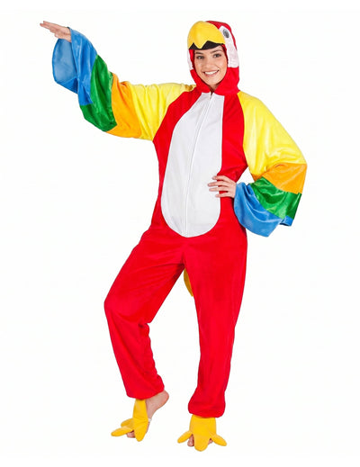 Costum combinat de papagali pentru adulți