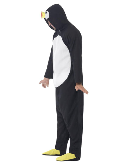 Vue de profil du déguisement combinaison pingouin