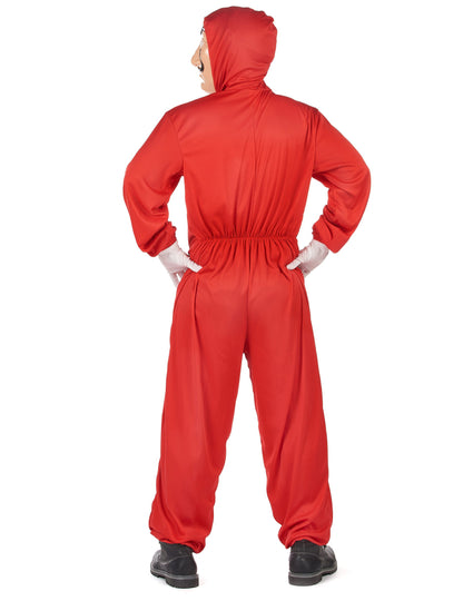 Costum combinat de hoți roșii pentru adulți