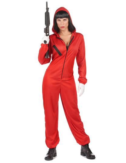 Costum combinat de hoți roșii pentru adulți